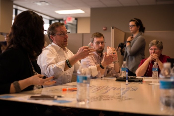 We create the most robust solutions when we merge insights from disparate locations. Matt and I actively recruited diverse speakers and participants. We believe there can be fruitful conversations between engineers, high school students, mechanics, authors, PhDs, designers, entrepreneurs, and everyone else.